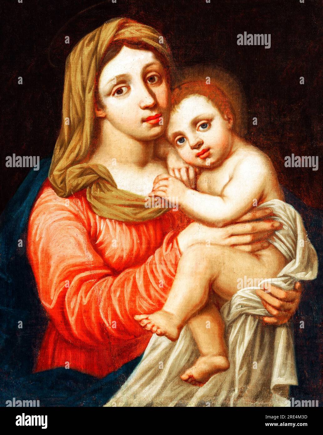 Madonna and child Stock Photo