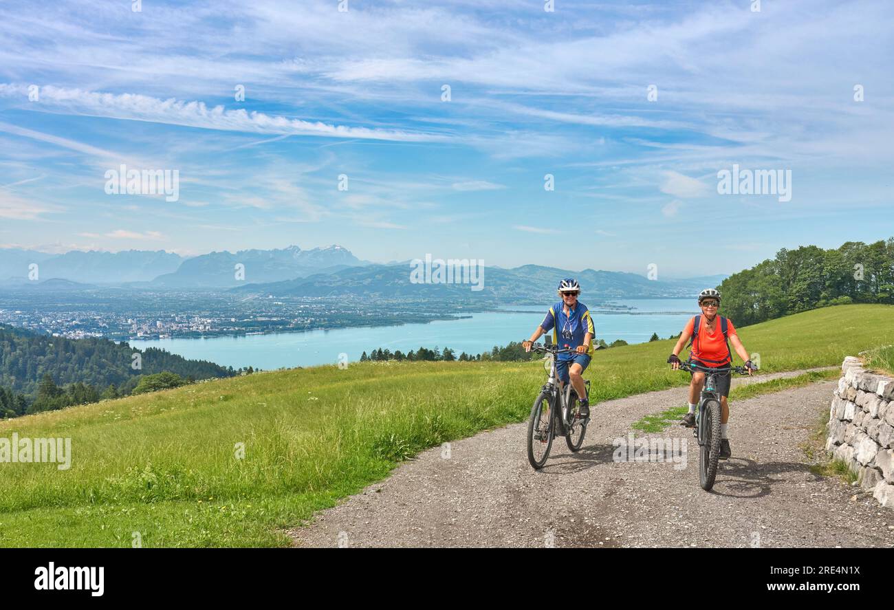 woman, bicycle, cycling, healthy lifestyle, electric bicycle, e bike, avenue, ludwigsburg, active, activity, adult, adults, attractive, bike, castle, Stock Photo