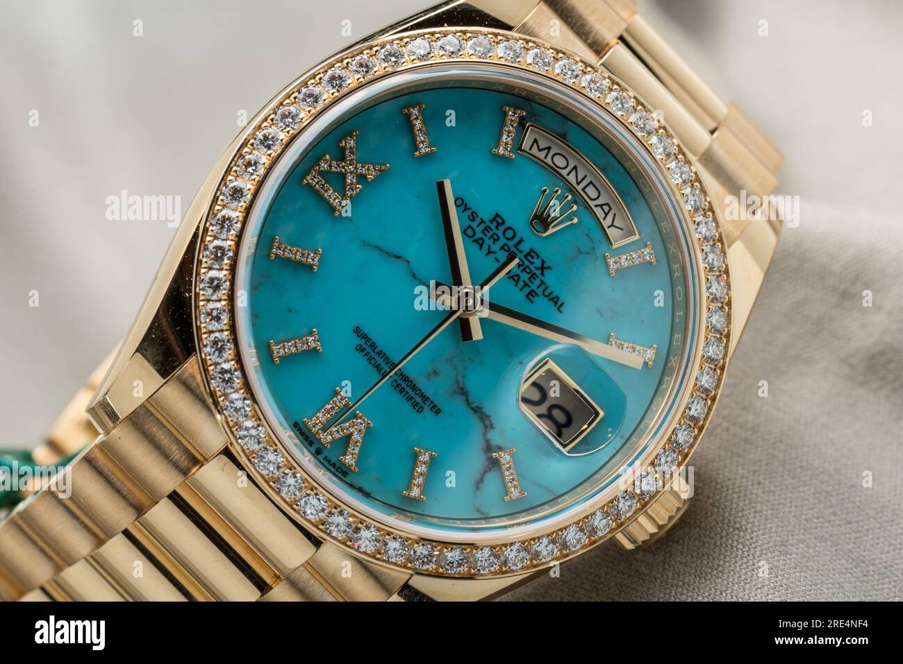 Rolex DayDate as seen during Baselworld Presentation Stock Photo Alamy