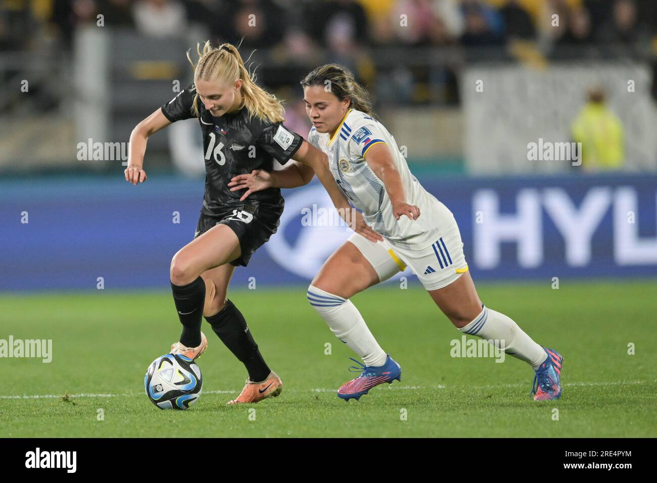 Wellington, New Zealand. 25th July, 2023. Jacqueline Anne Hand (L) of ...