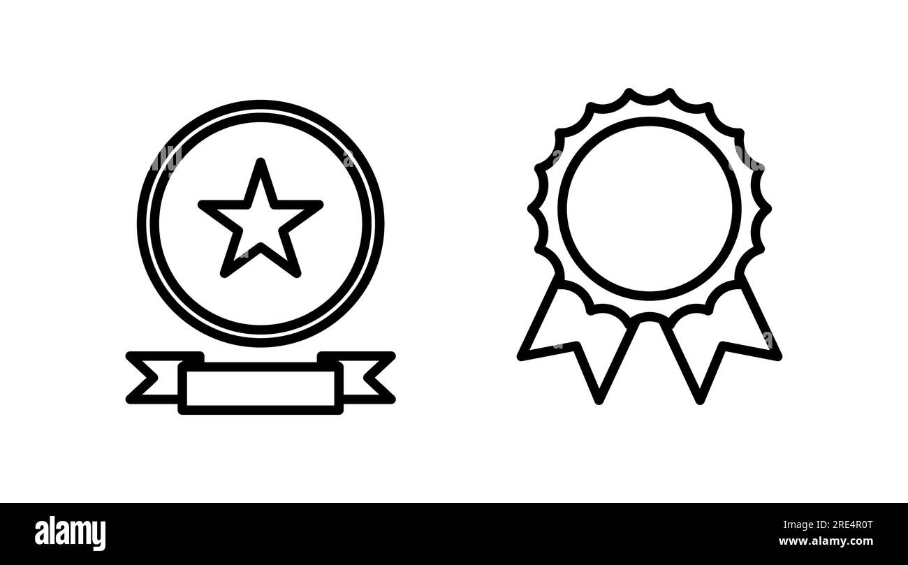 Achieve icon vector. medal icon vector. award. Certificate. approved ...