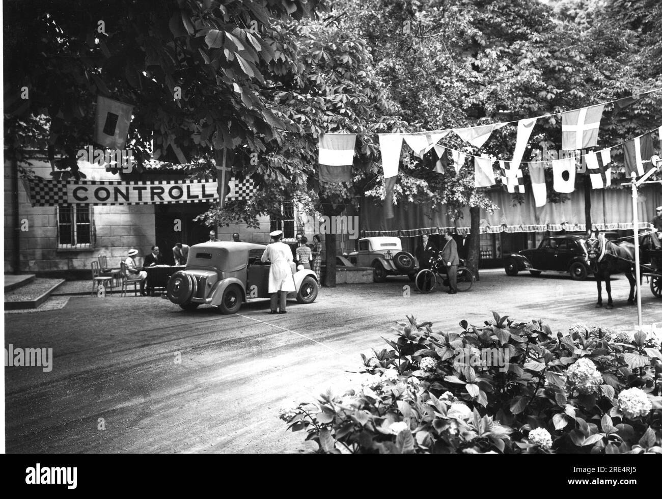 Cernobbio - Concorso d’Eleganza automobili Villa d’Este11 giugno 1939 Stock Photo
