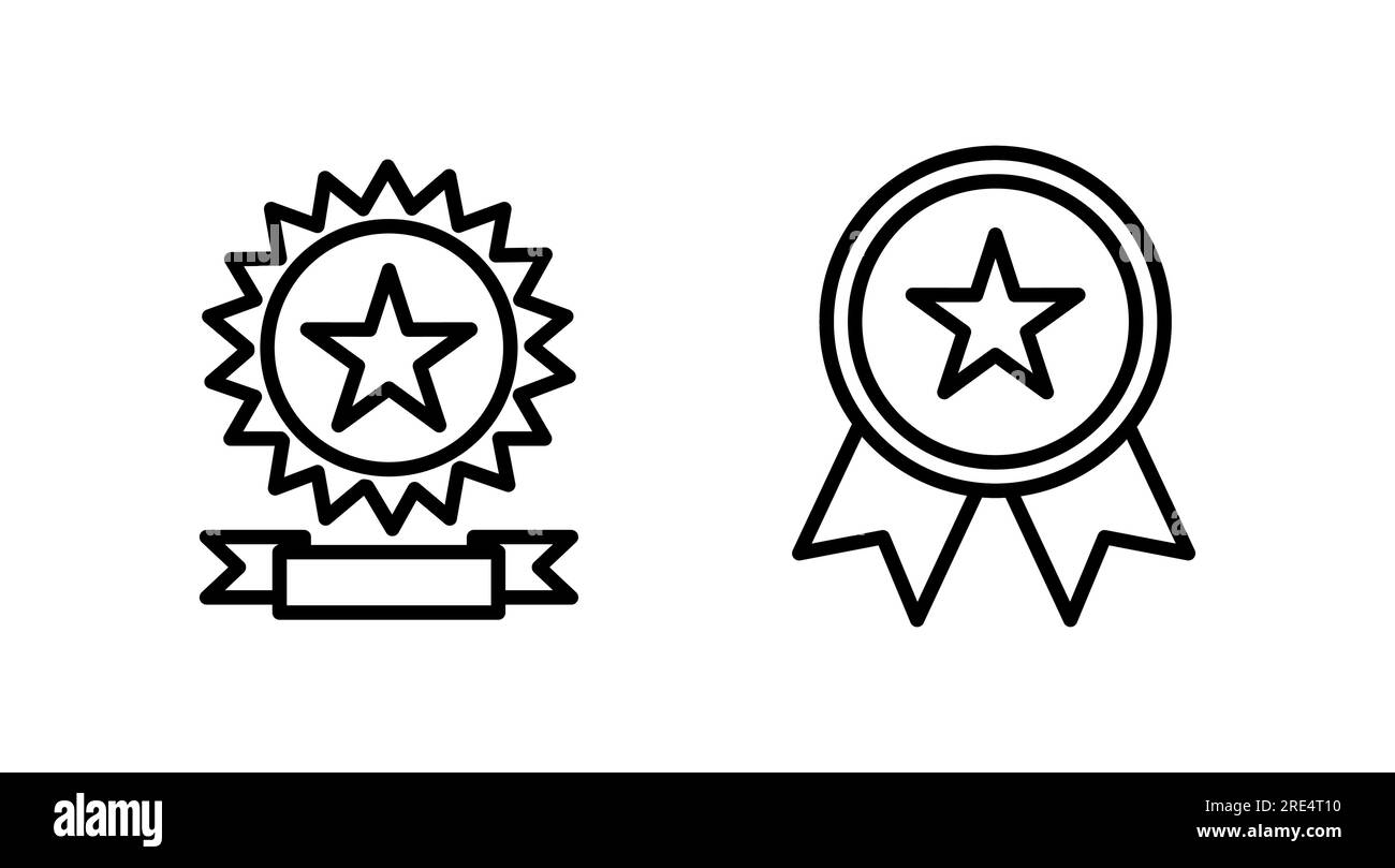 Achieve icon vector. medal icon vector. award. Certificate. approved ...