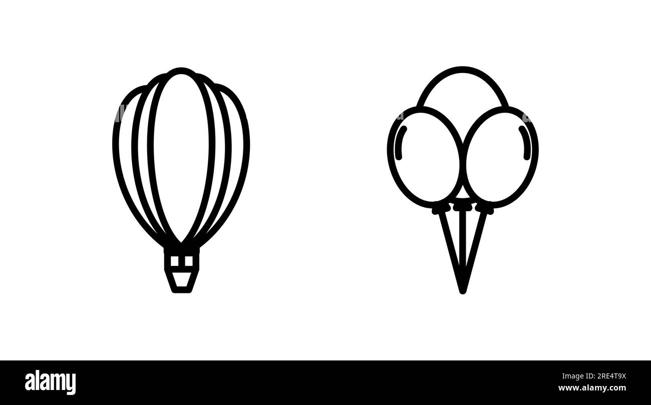 Balloon icon vector. air balloon icon isolated Stock Vector Image & Art ...