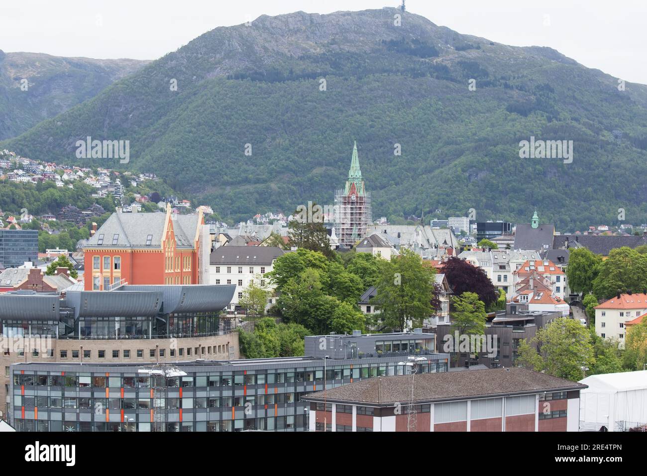 Bergen, Norway no rain or mist ! Stock Photo Alamy
