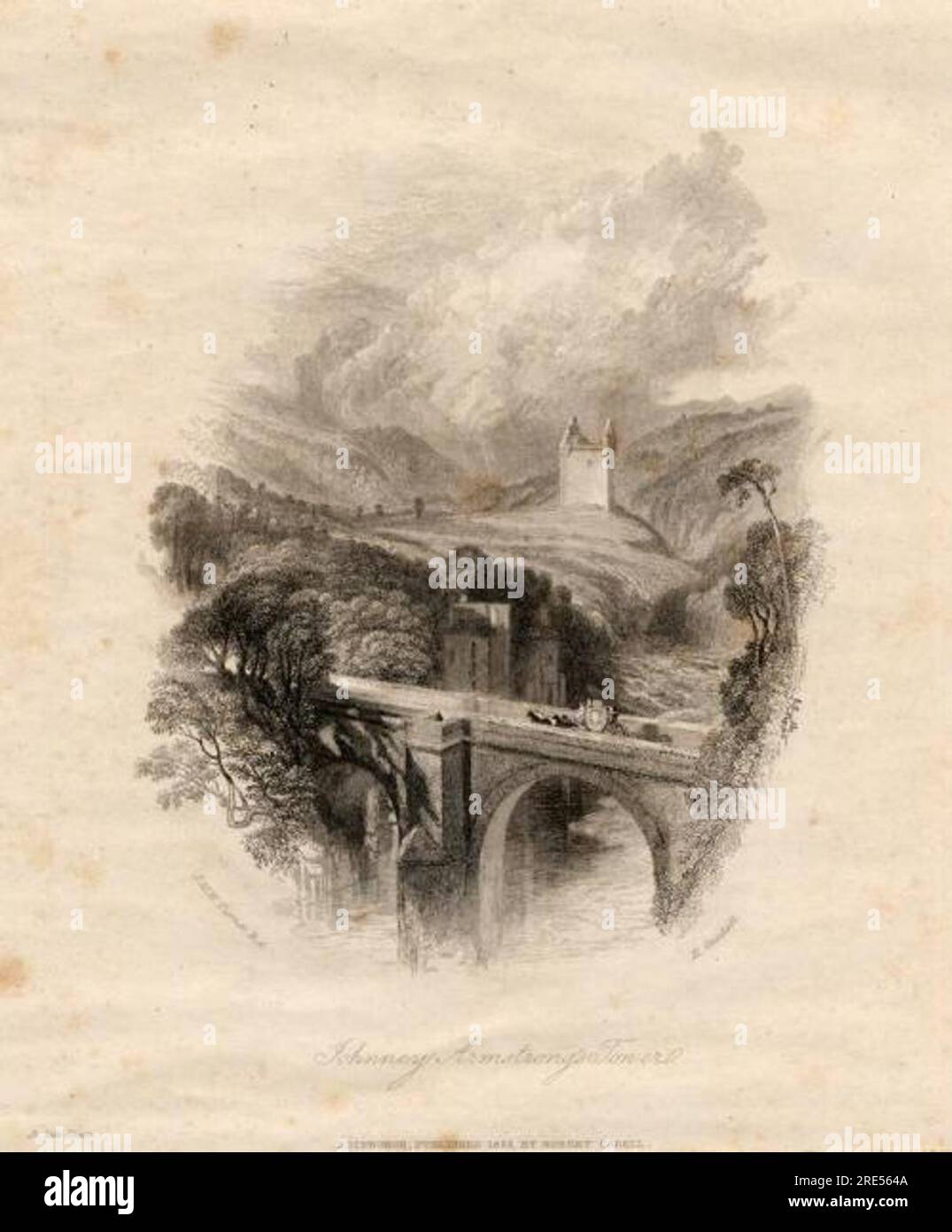 Edward goodall johnny armstrongs tower hires stock photography and