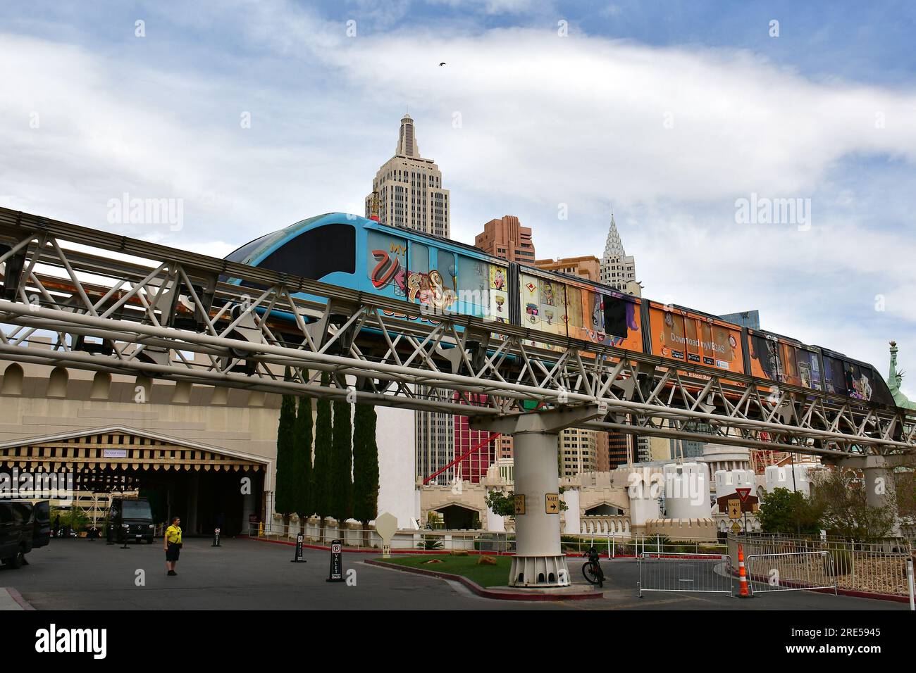 Monorail, Las Vegas, Nevada, USA, North America Stock Photo
