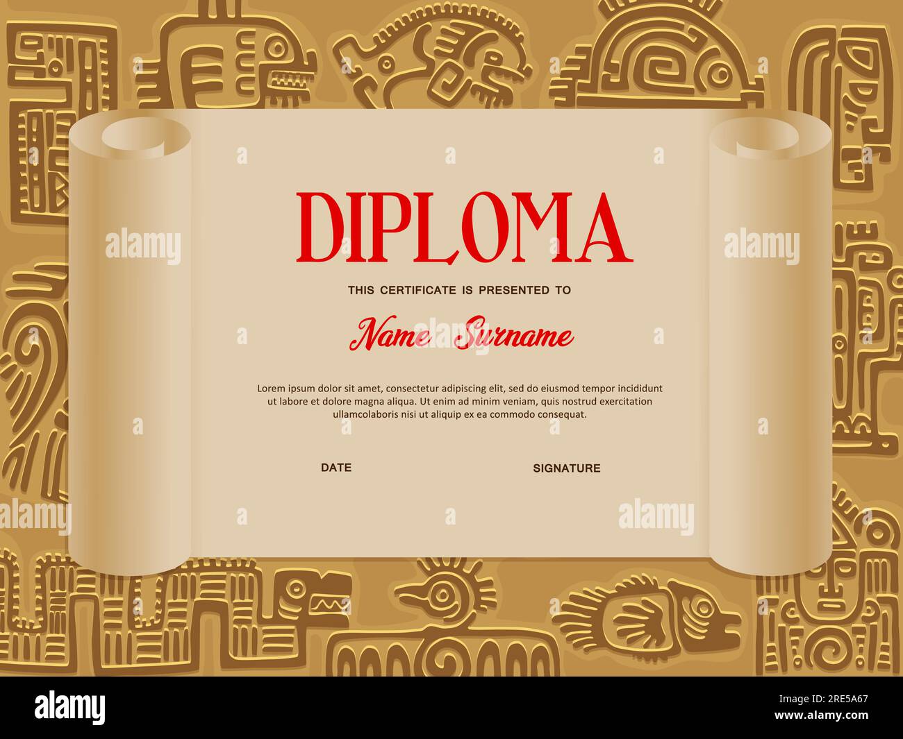 Scroll Certificate Templates