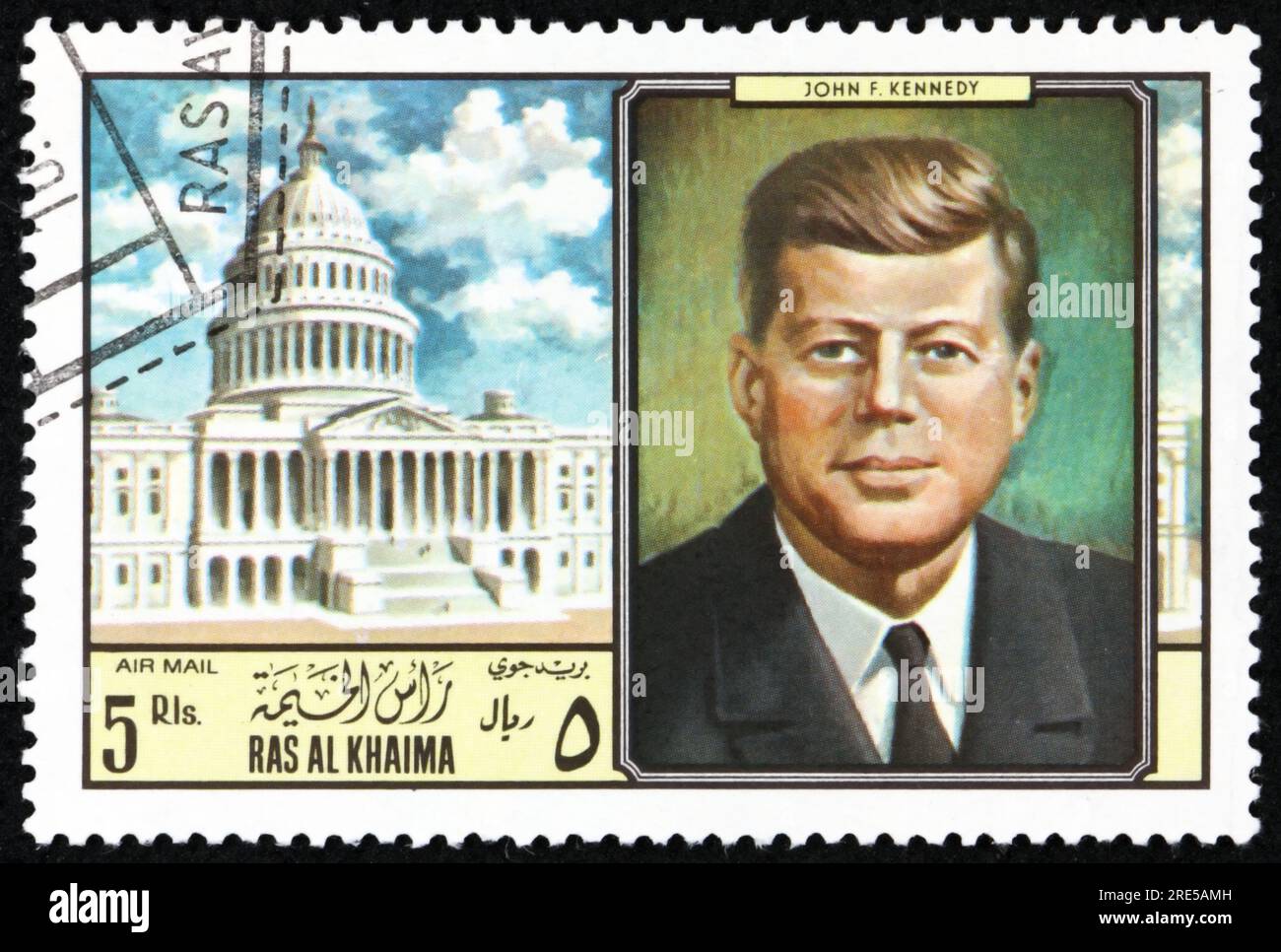 RAS ALKHAIMAH CIRCA 1969 a stamp printed in Ras alKhaimah shows