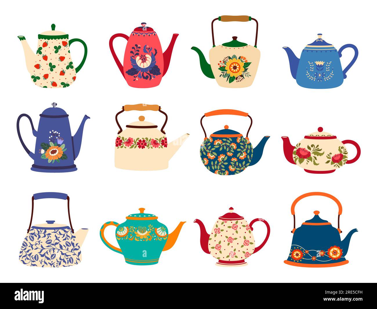 Cartoon tea pot hi-res stock photography and images - Alamy