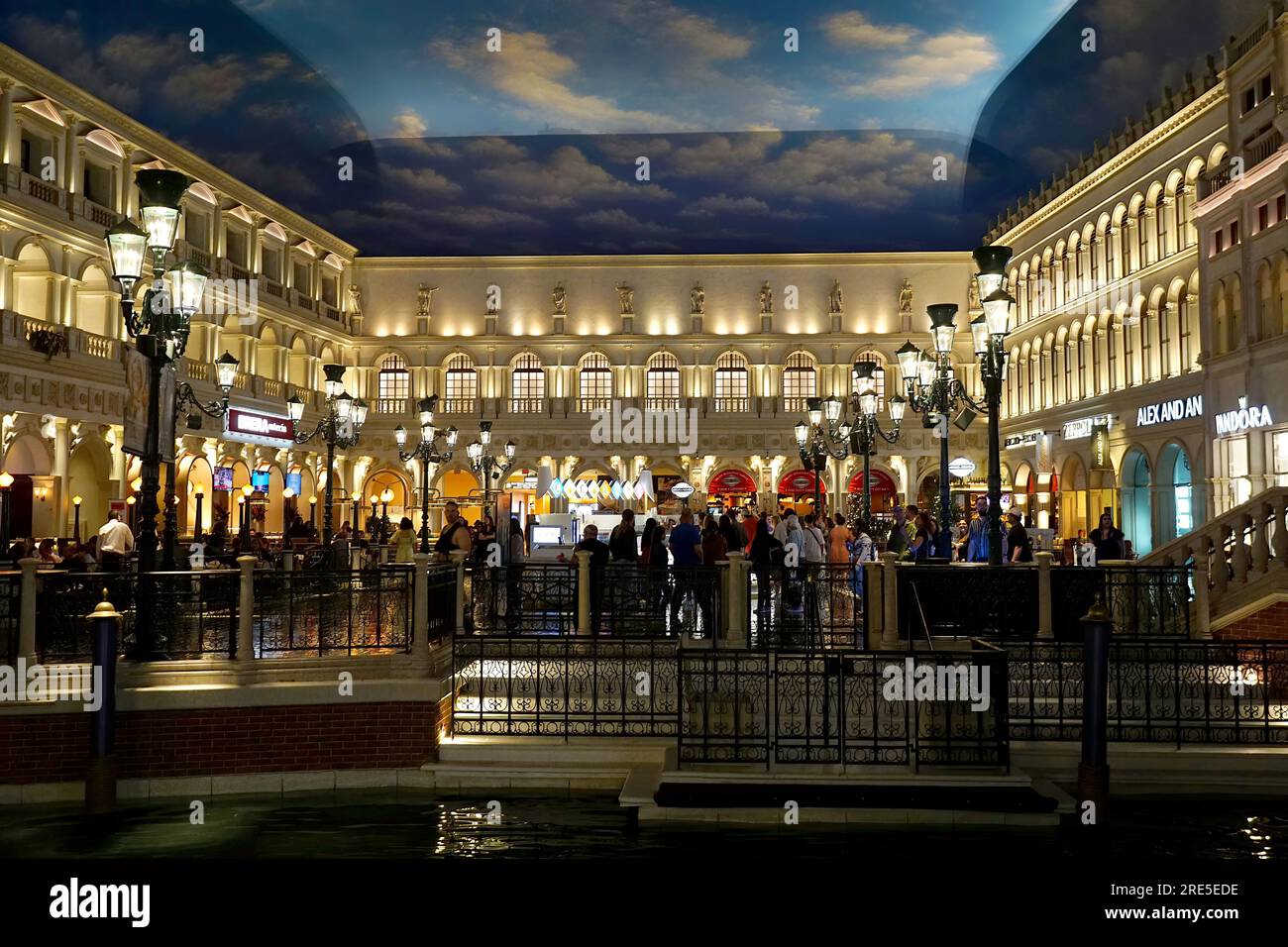 The Venetian Mall in Las Vegas, Nevada Stock Photo - Alamy