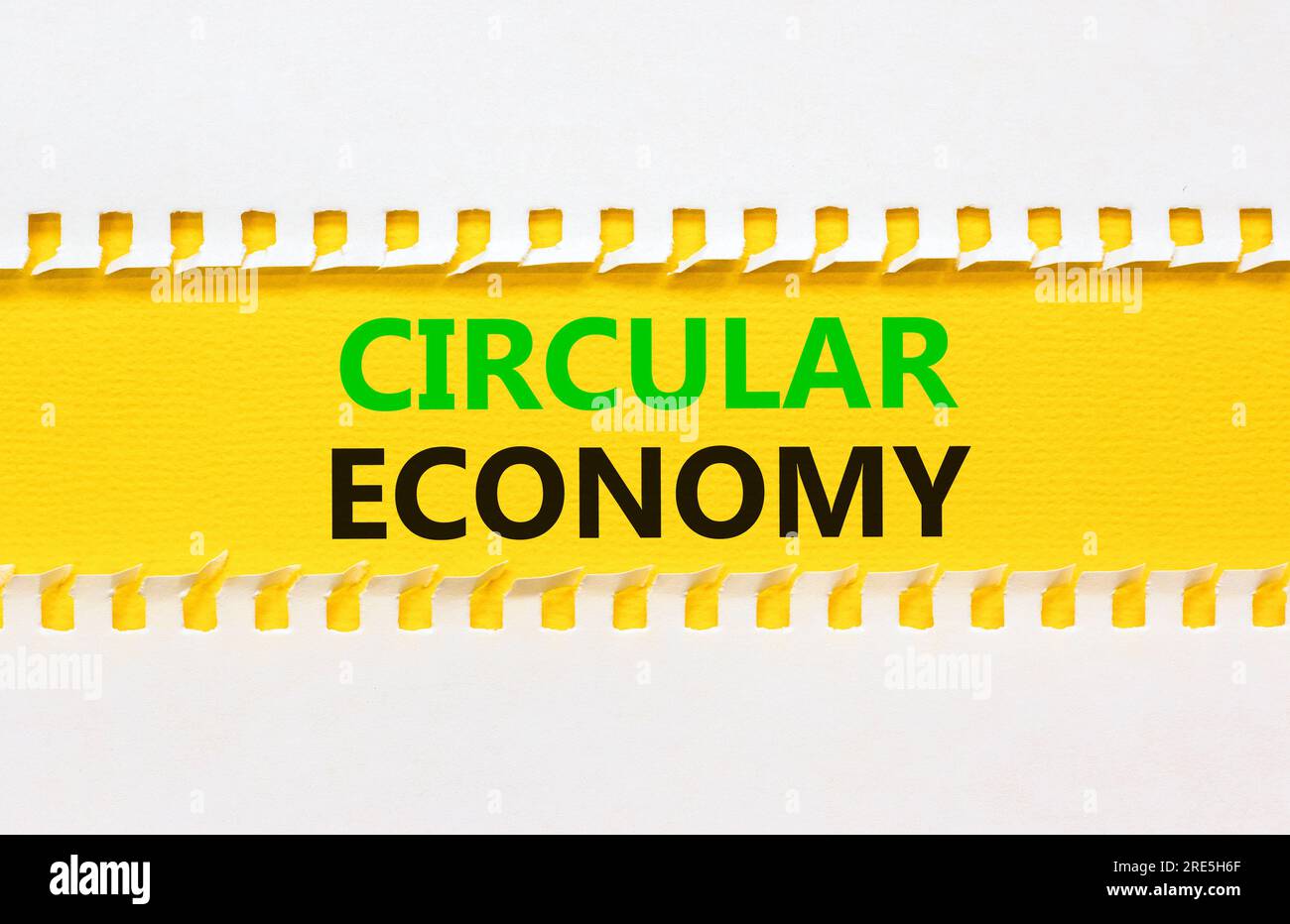 Circular economy symbol. Concept words Circular economy on beautiful ...