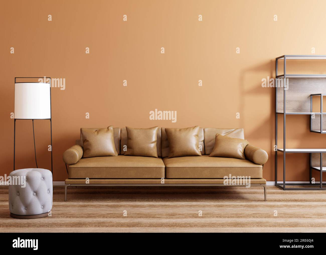 3d render room blank wall rustic hi-res stock photography and images ...