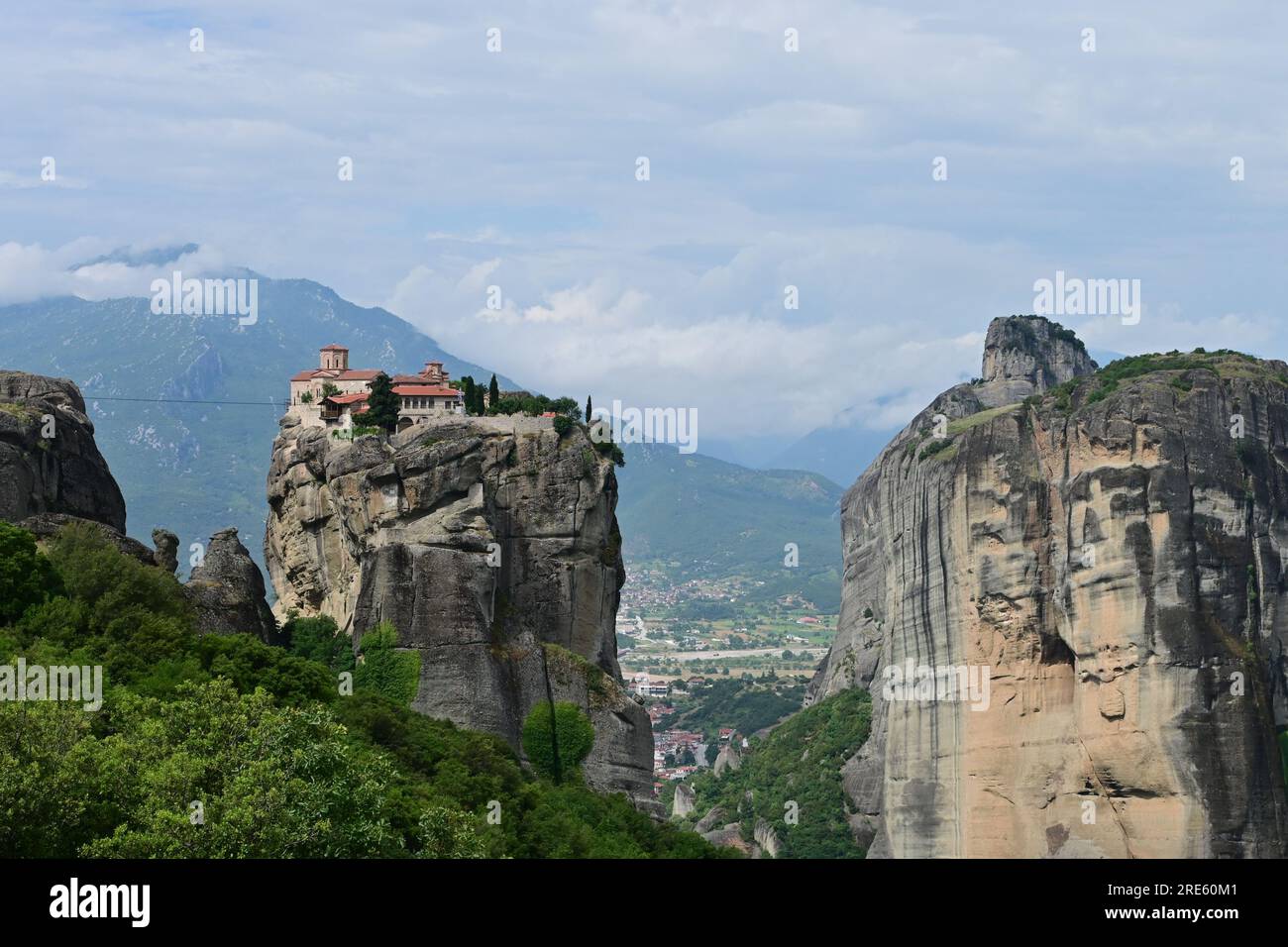 Monastery of Holy Trinity, Meteora, Greece Stock Photo