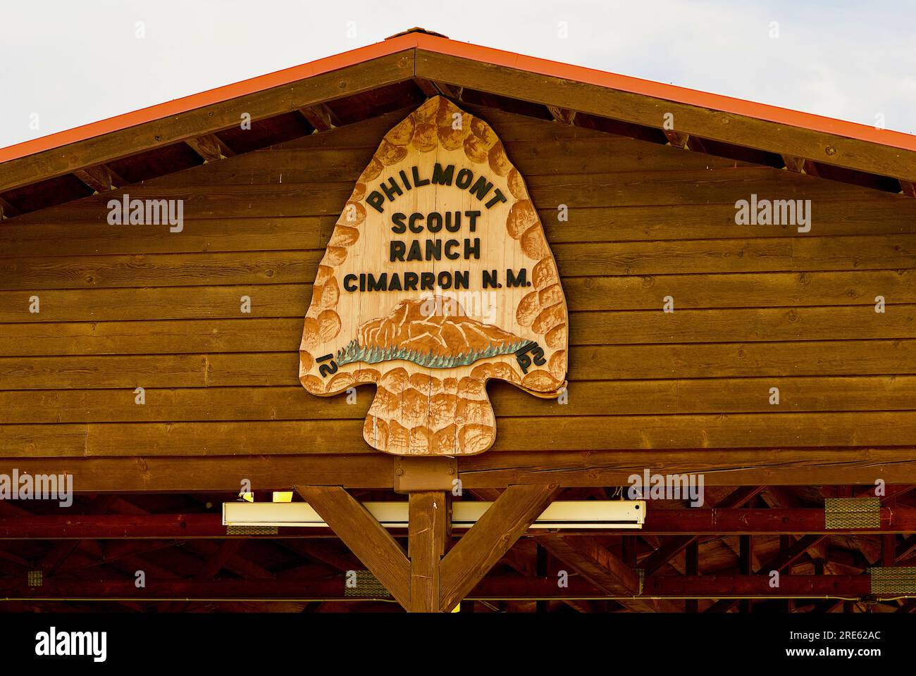 Cimarron, New Mexico, USA July 24, 2023 Closeup view of the