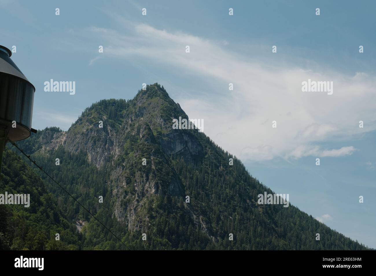 An inspiring shot of the majestic peaks at Königssee National Park 