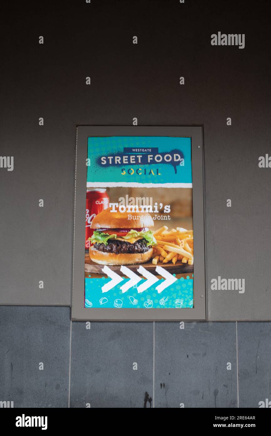 Westgate Street Food Social Poster Tommis Burger Join Advert