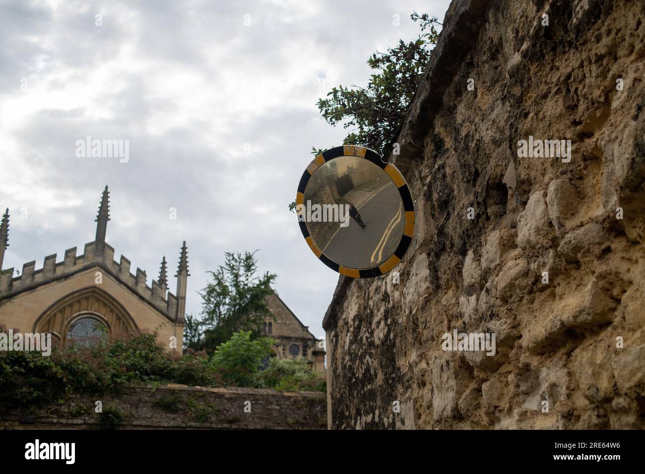 Oxford, College Quarter Stock Photo Alamy