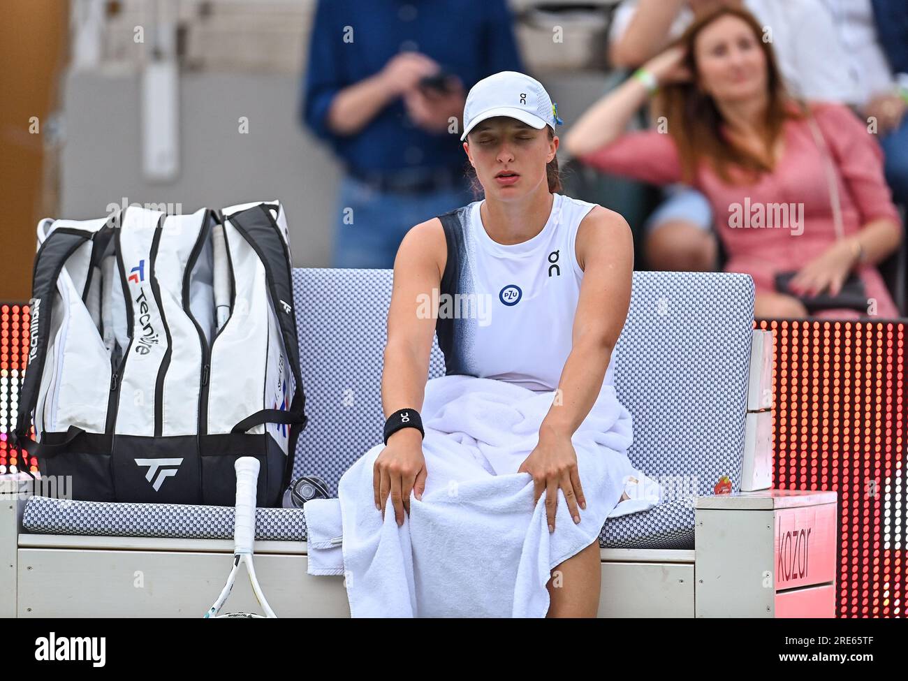 Warsaw, Poland. 25th July, 2025. Iga Swiatek during WTA250 BNP Paribas