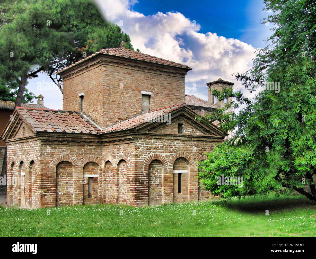 The beautiful mausoleum of Galla Placidia is one of the oldest and most