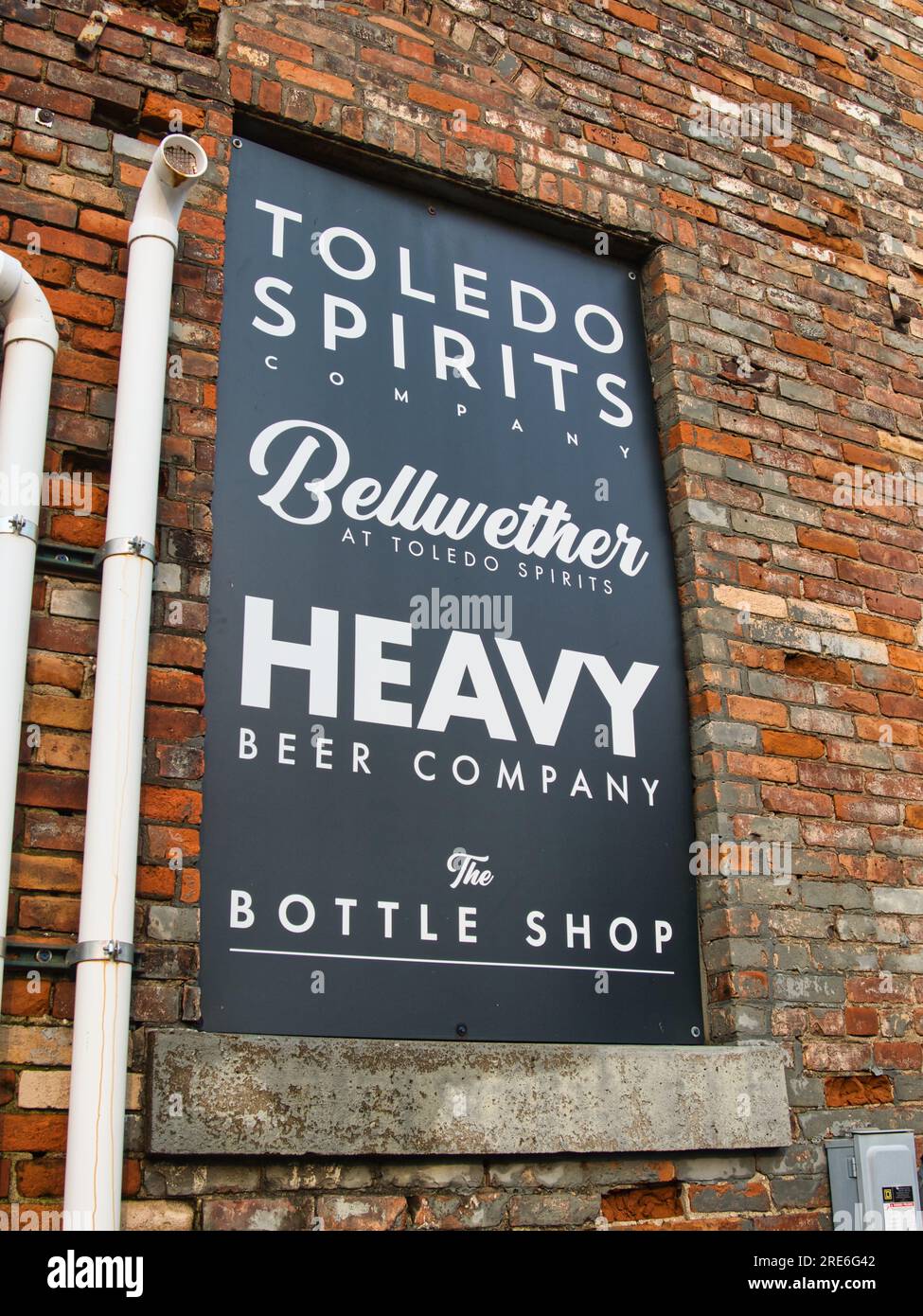 The Toledo Spirits Company, N Summit St Toledo, OH Stock Photo