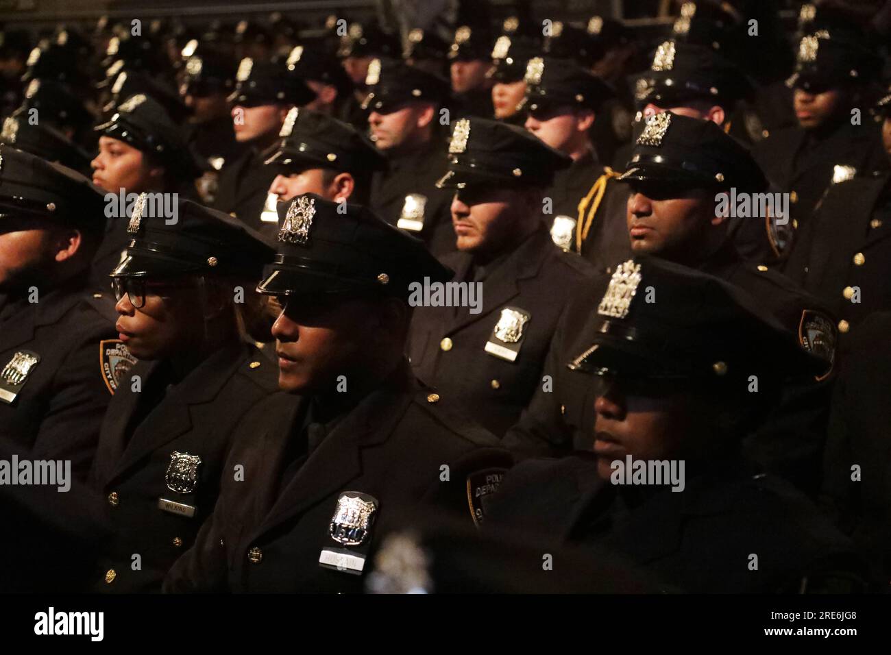 NEW YORK, NEW YORK, JULY 25: The New York Police Department holds its ...