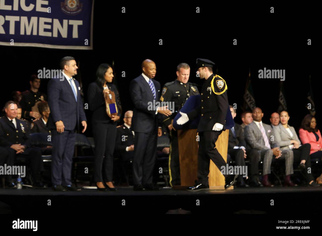 NEW YORK, NEW YORK, JULY 25: The New York Police Department holds its ...