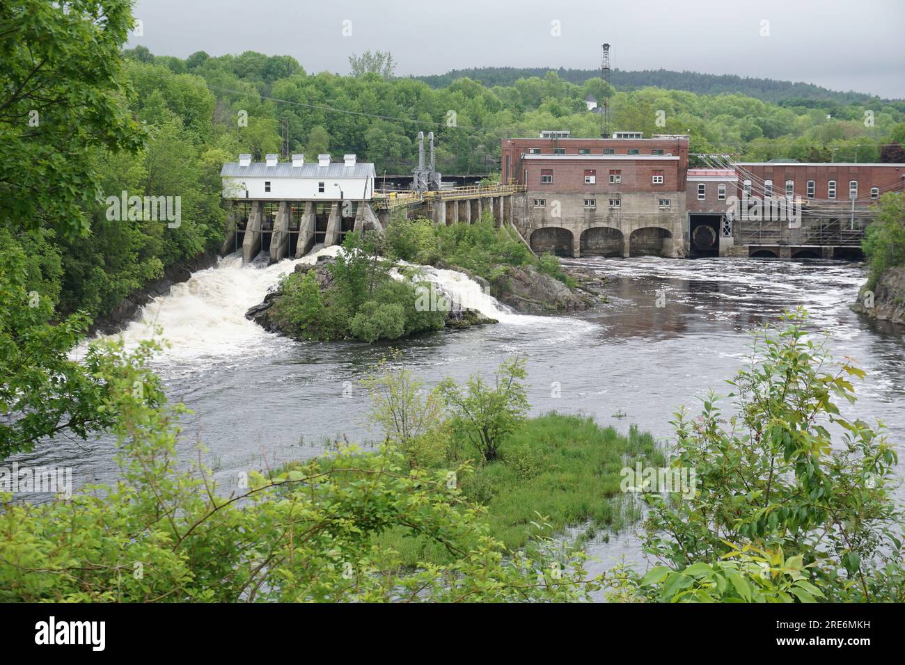 The Milltown Generating Station, New Brunswick, Canada Stock Photo Alamy