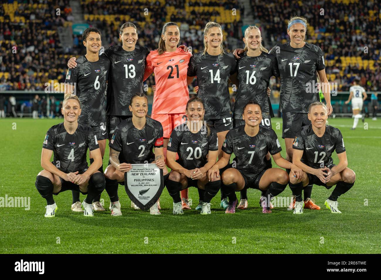 Football ferns pose hi-res stock photography and images - Alamy