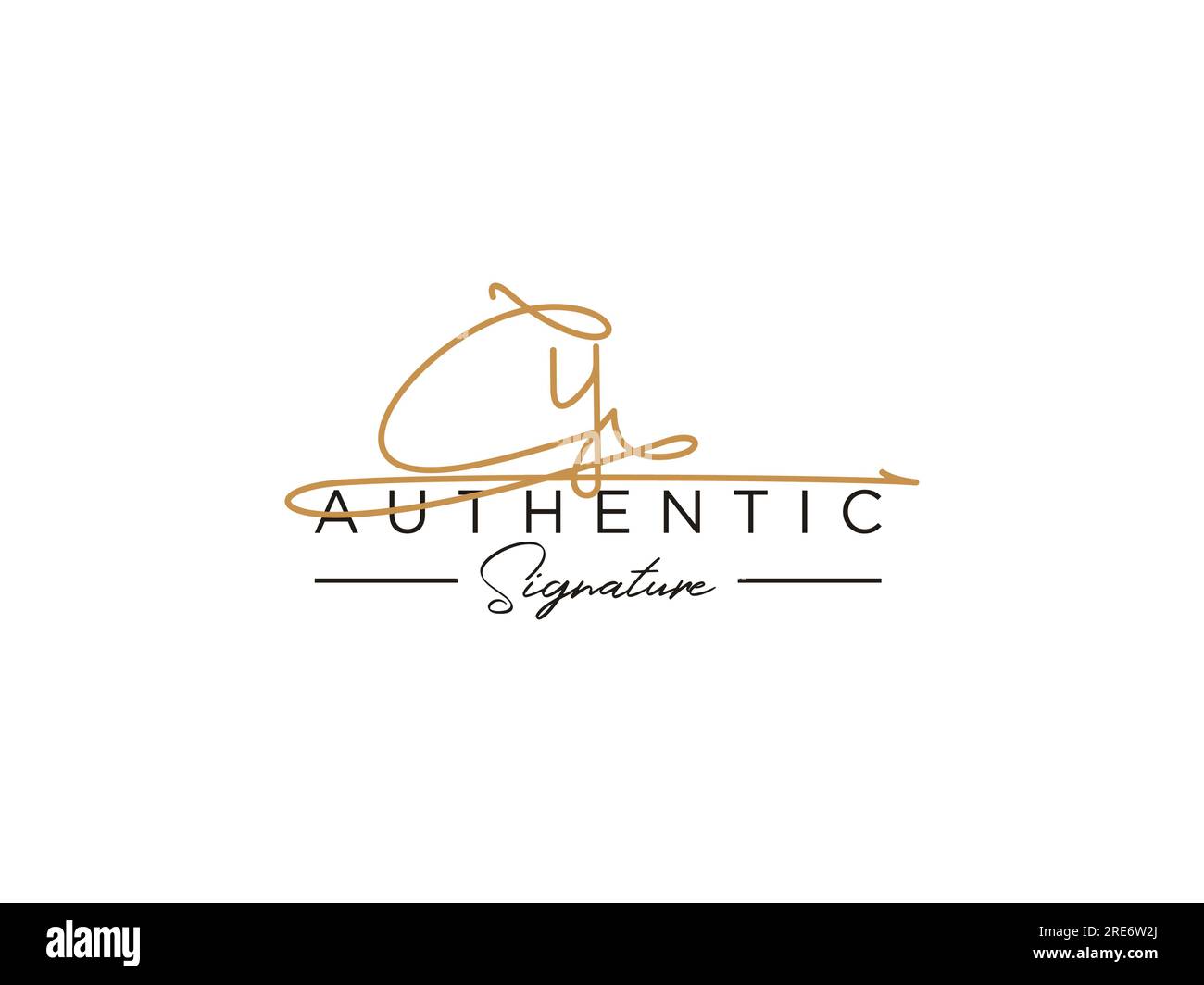 CY Signature Logo Template Vector. Stock Vector