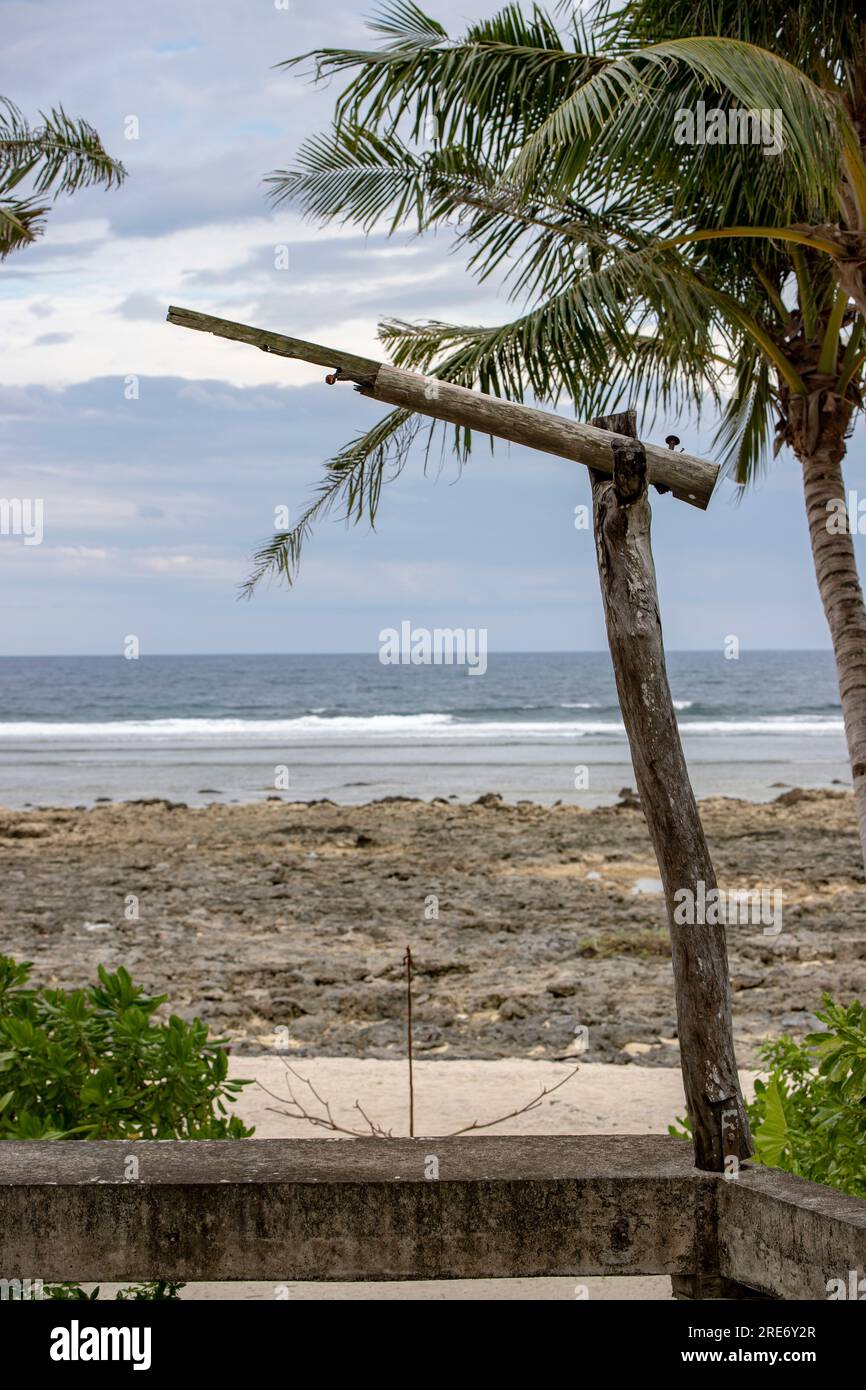 siargao beach tusaon point Stock Photo - Alamy