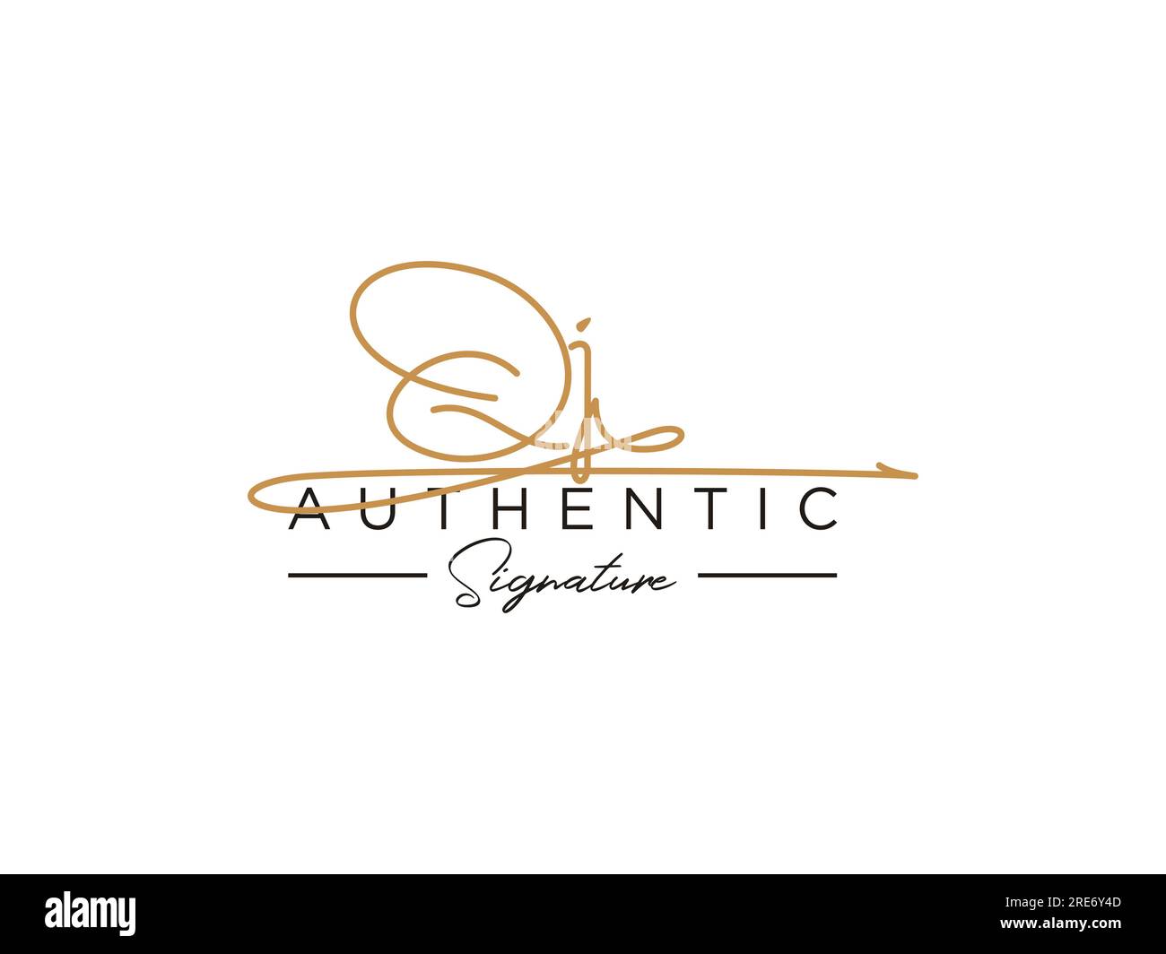 Qjm Software QJ Signature Logo Template Vector Stock Vector Image & Art - Alamy