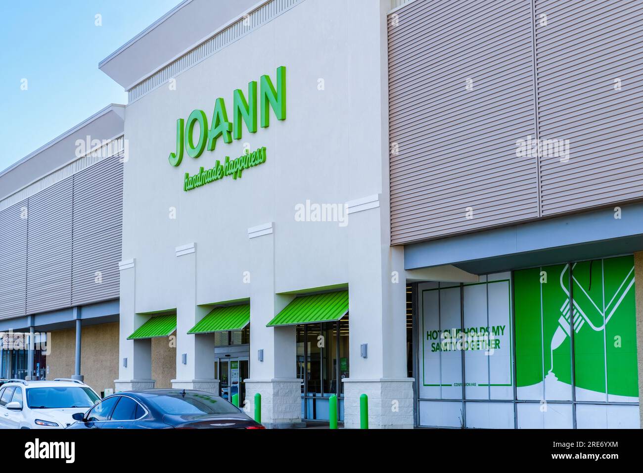 Metairie, La, USA July 22, 2023 Front of Joann Fabric and Crafts