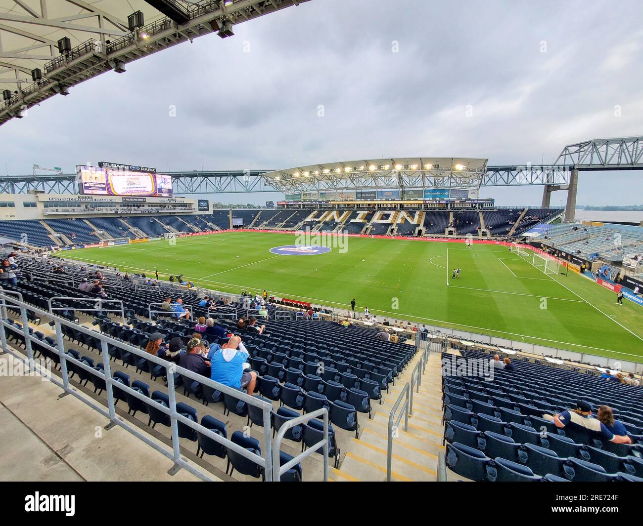 Chester, Pennsylvania, U.S.A June 3, 2023 The inside of Subaru Park