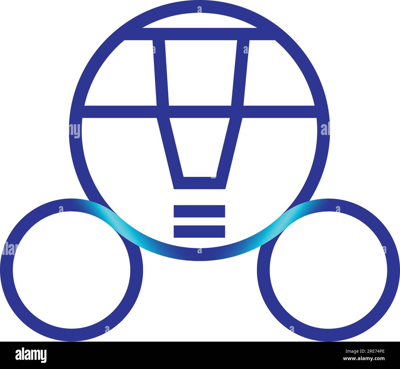 An abstract blue carriage stock vector image art alamy