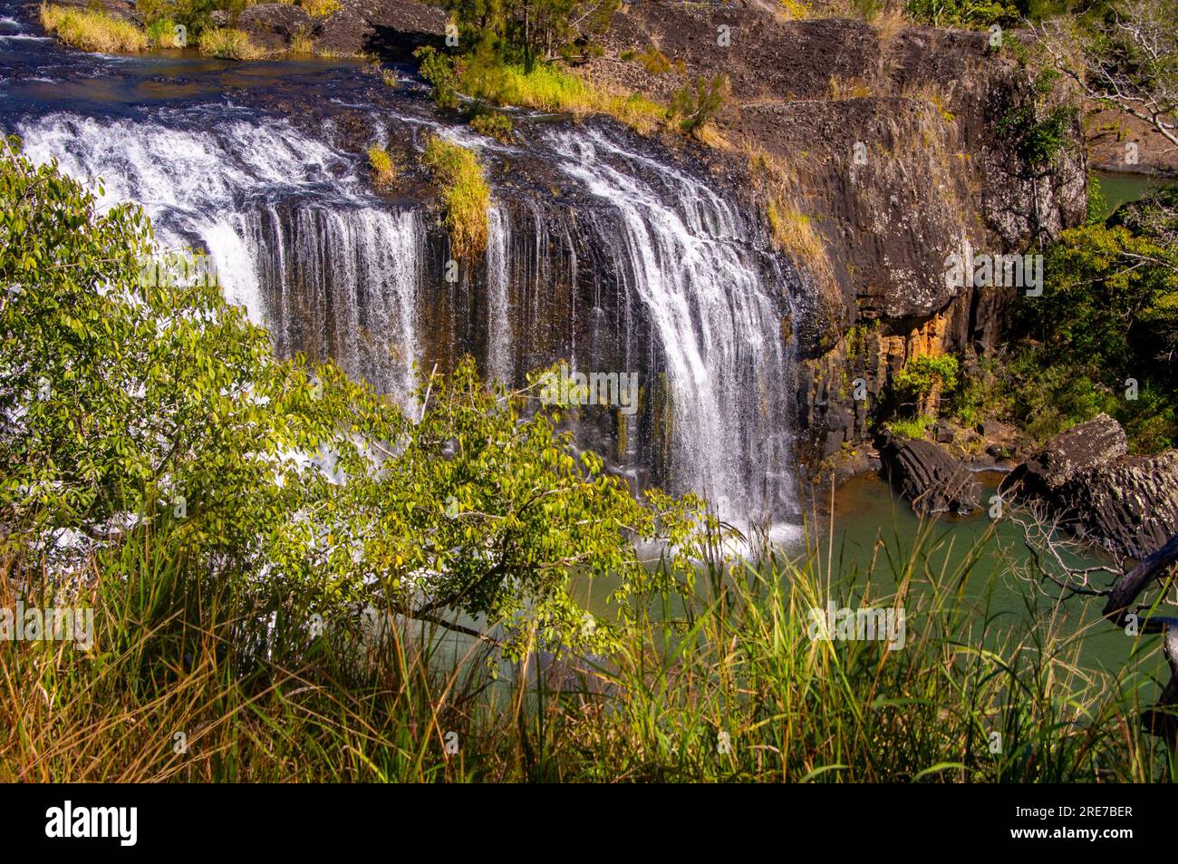 Millstream Falls, Yindinji, Big Millstream Falls, reputedly the widest