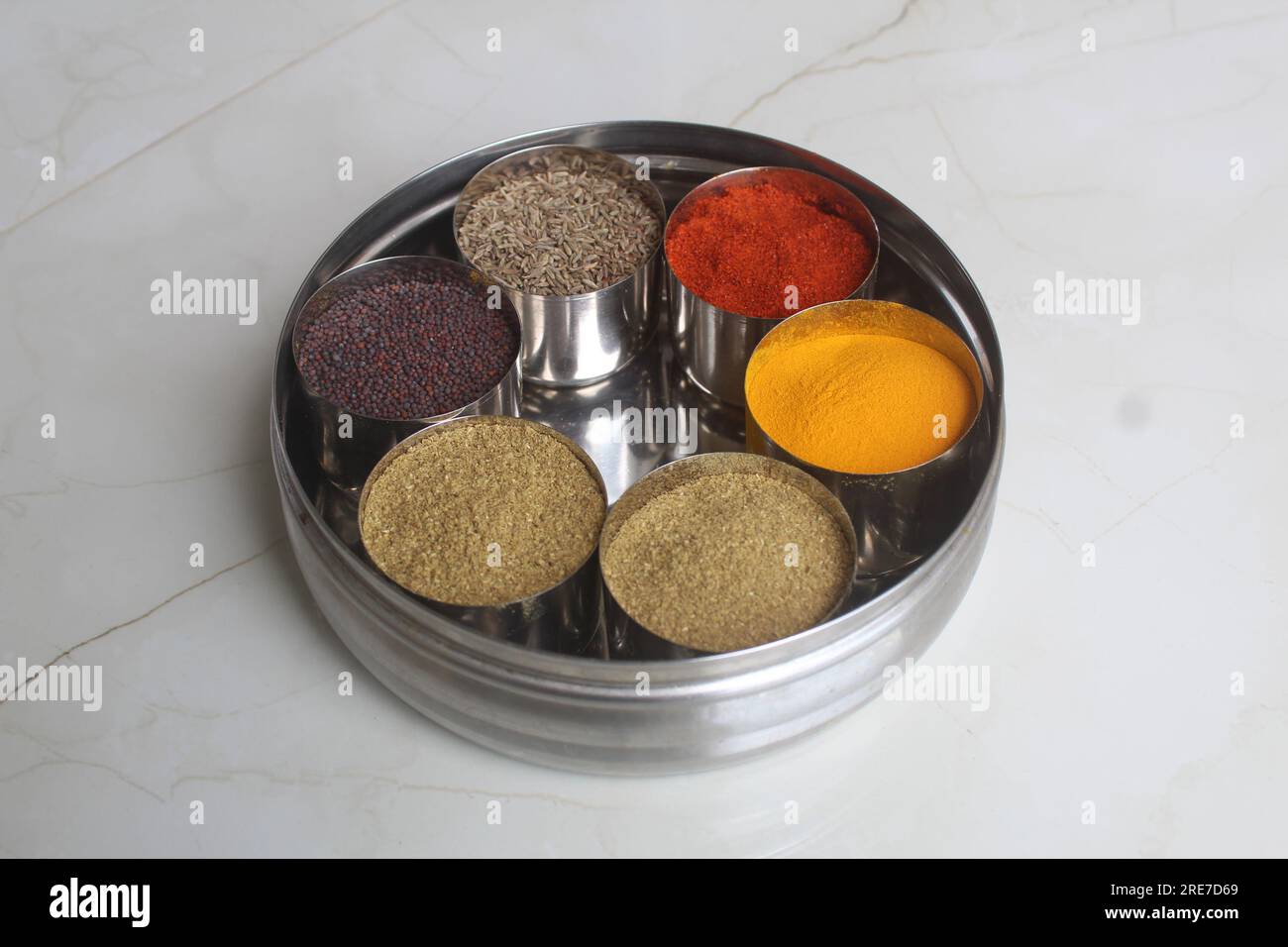 Authentic Indian Spices are used in all the kitchens in India Stock