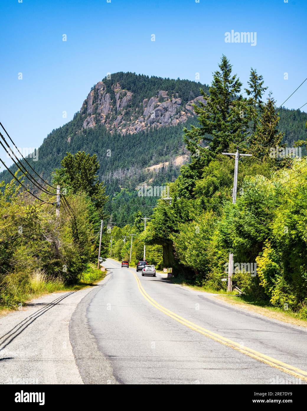 Baynes Peak on Mount Maxwell is the highest point in Mount Maxwell