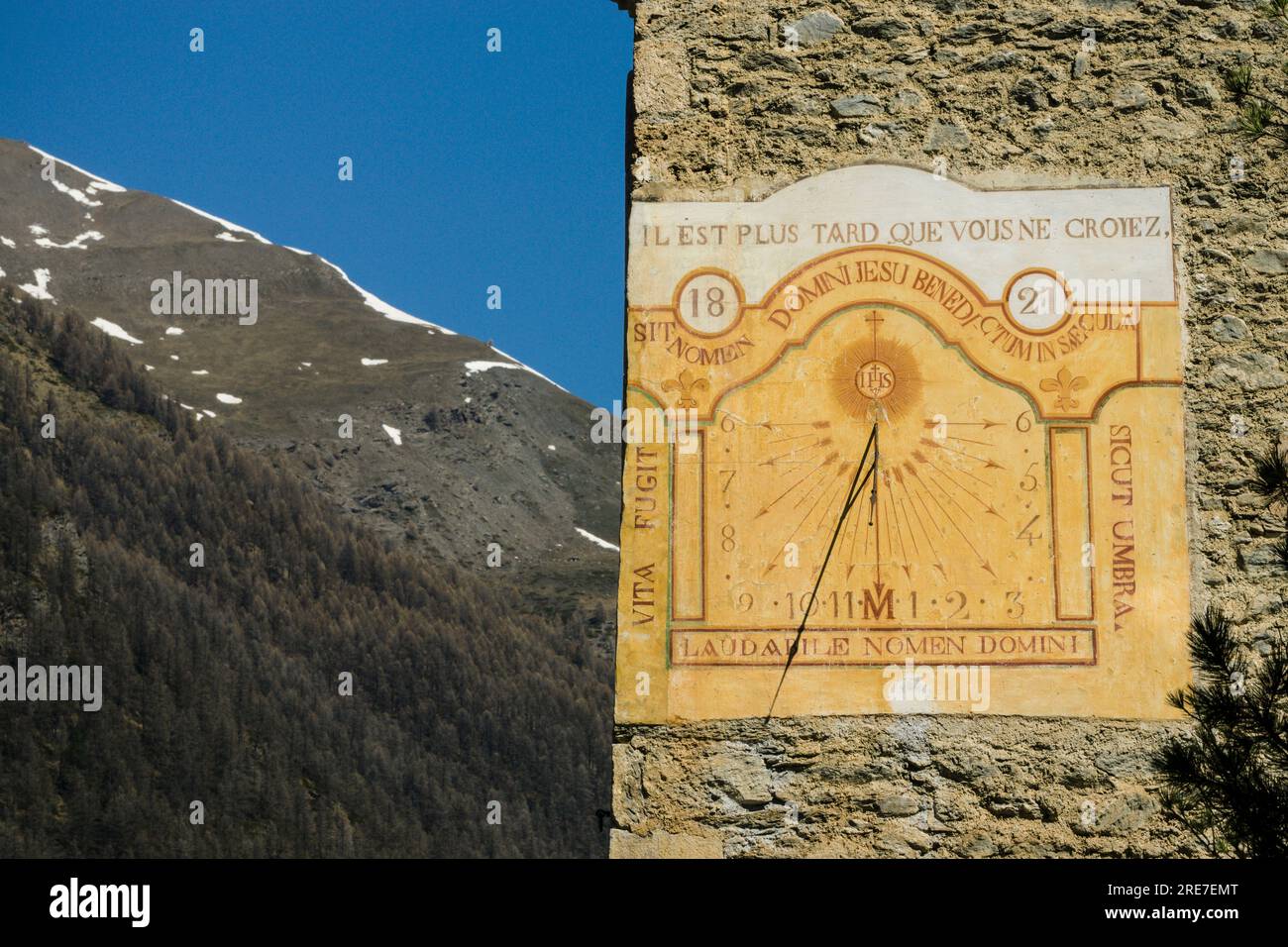 Abries, parque natural regional de Queyras,  Provenza-Alpes-Costa Azul, departamento de Altos Alpes, distrito de Briançon,Francia, Europa Stock Photo