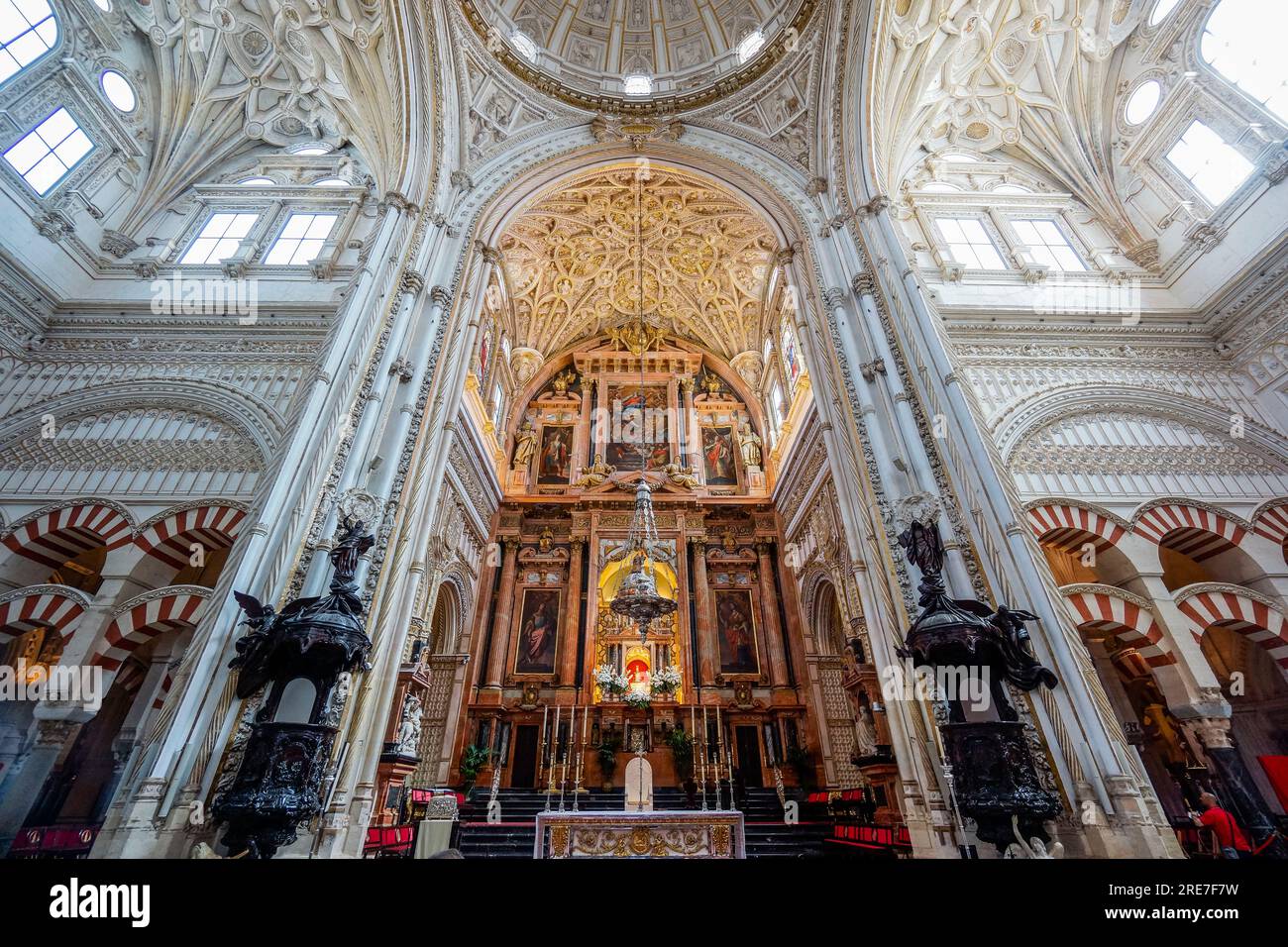 Capilla Mayor, Mezquita-catedral de Córdoba, Andalucia, Spain Stock Photo