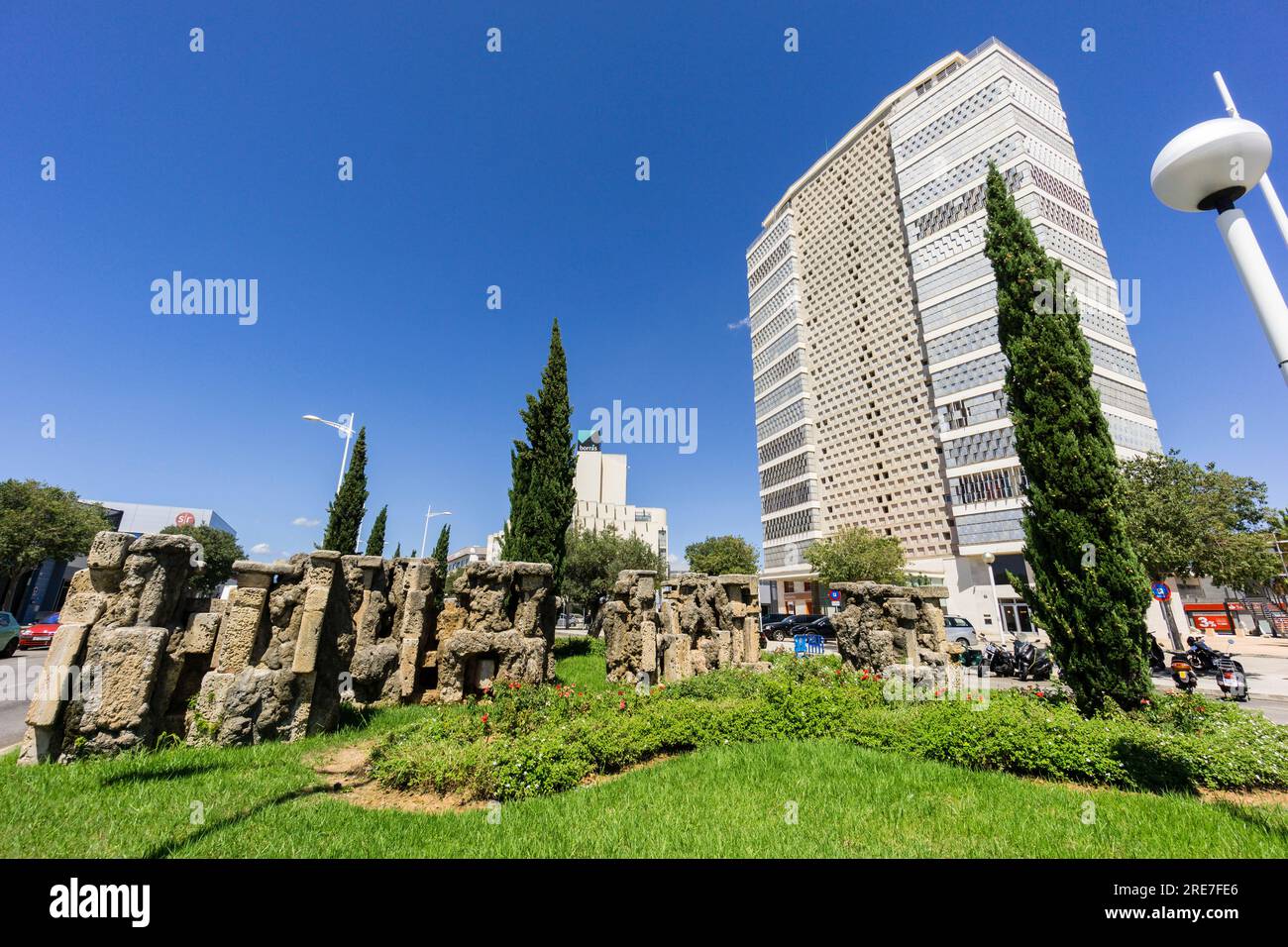 Asima building, Son Castello industrial estate, Palma, Mallorca, Balearic islands, Spain, Europe Stock Photo