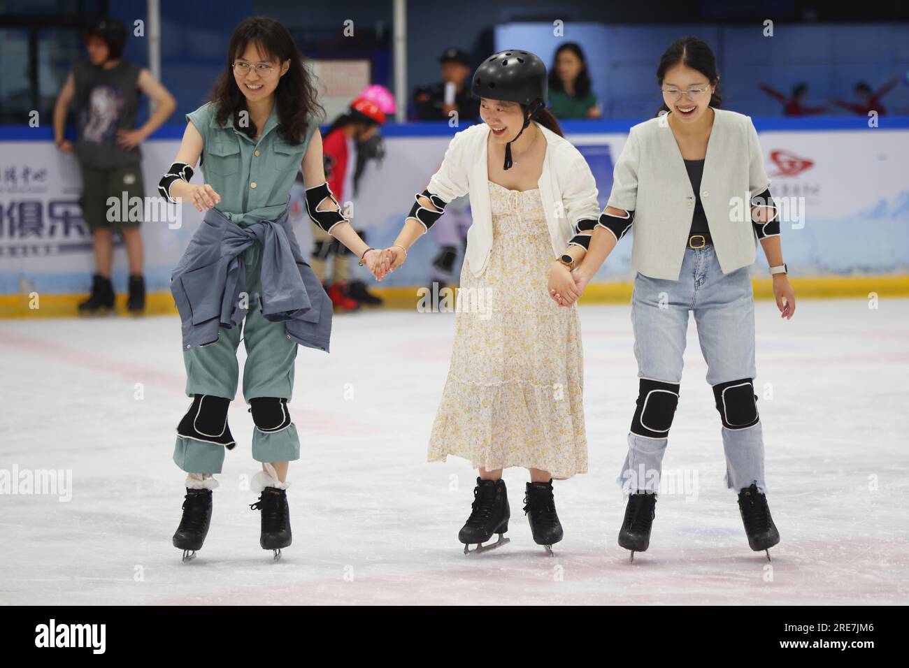 **CHINESE MAINLAND, HONG KONG, MACAU AND TAIWAN OUT** People practice ...