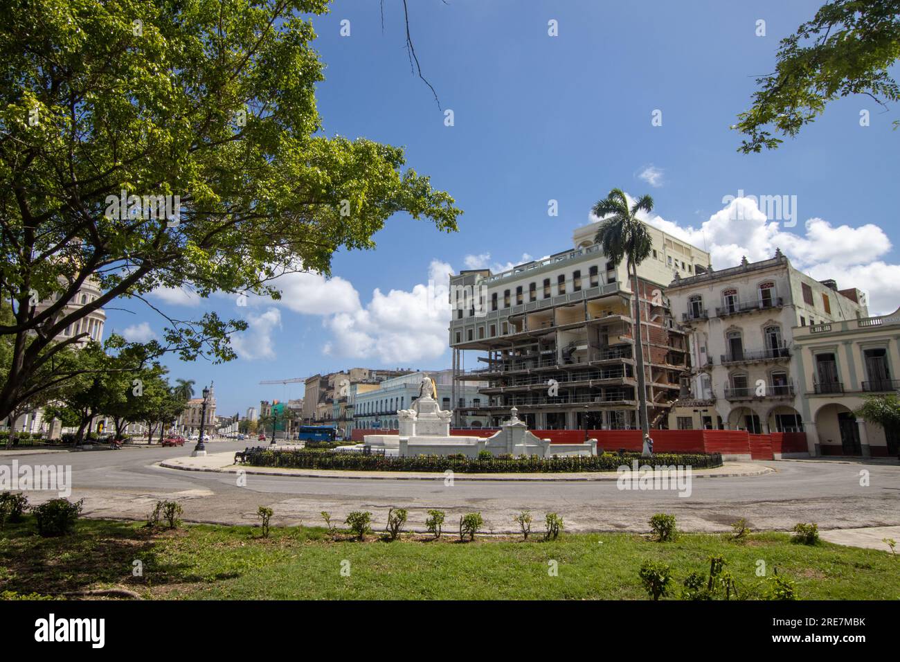 La Havana, Cuba 24 June 2022 Saratoga Hotel destroyed by explosion