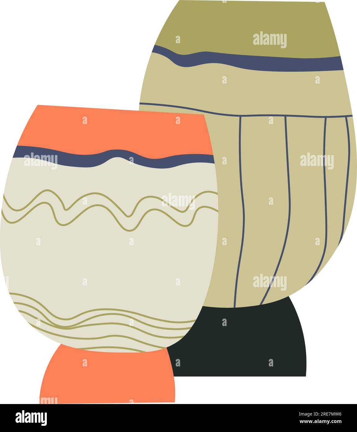 Pottey Using Line Artist forming pottery Stock Vector Images - Alamy