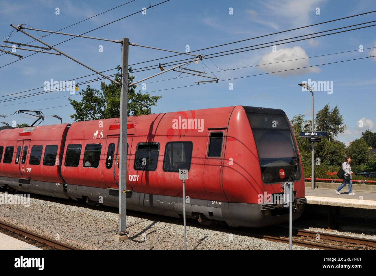 25 July 2023/Danish S Tranpsort System And Danish Electric Red Train ...