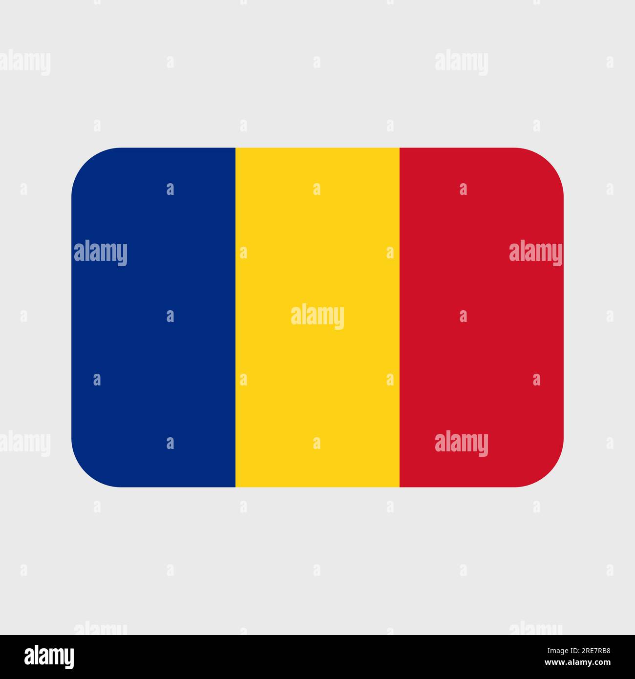 Romania flag vector icons set of illustrations in the shape of heart ...