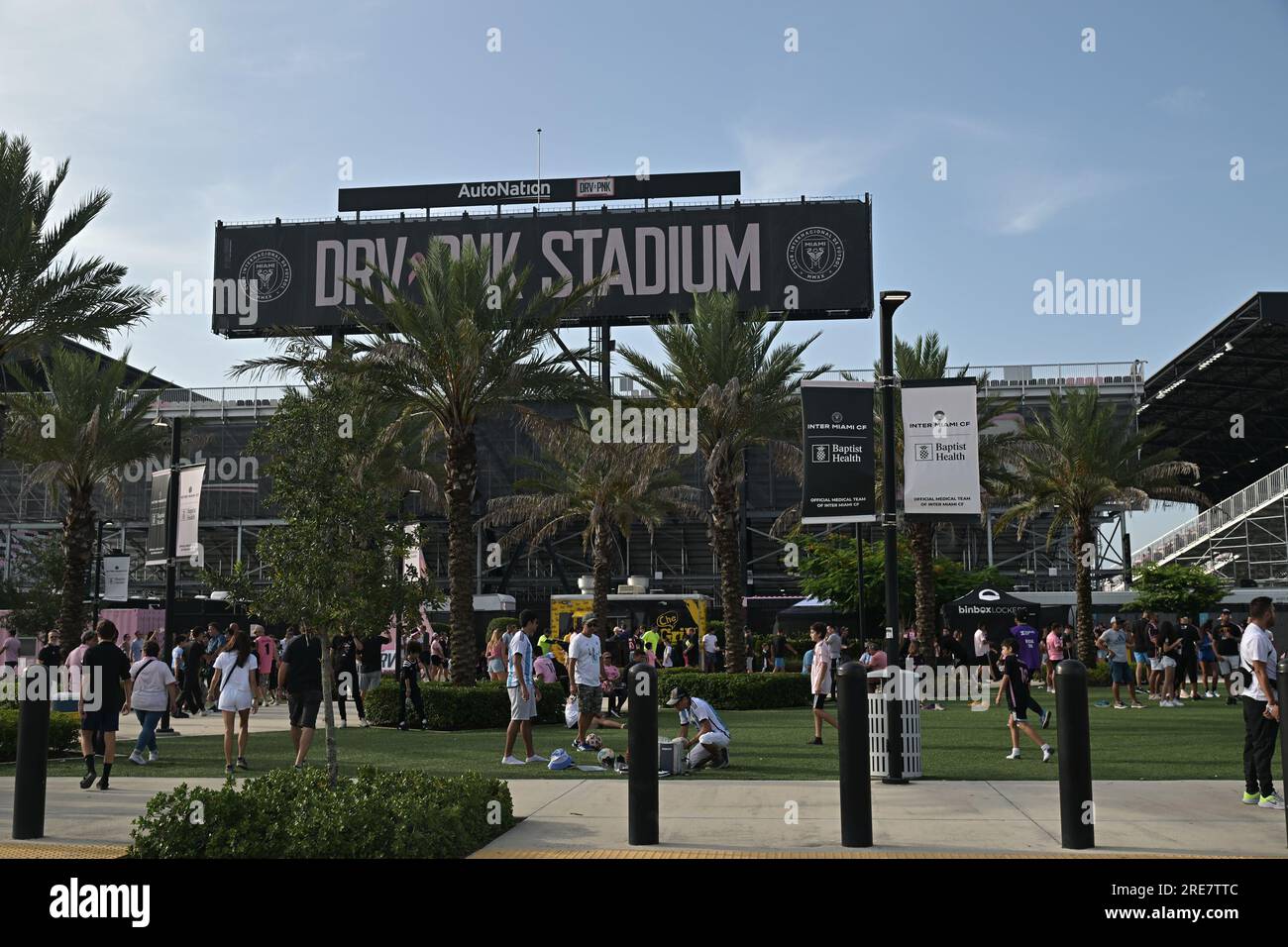 Fort Lauderdale, U.S. 25th July, 2023. General view outside Inter Miami