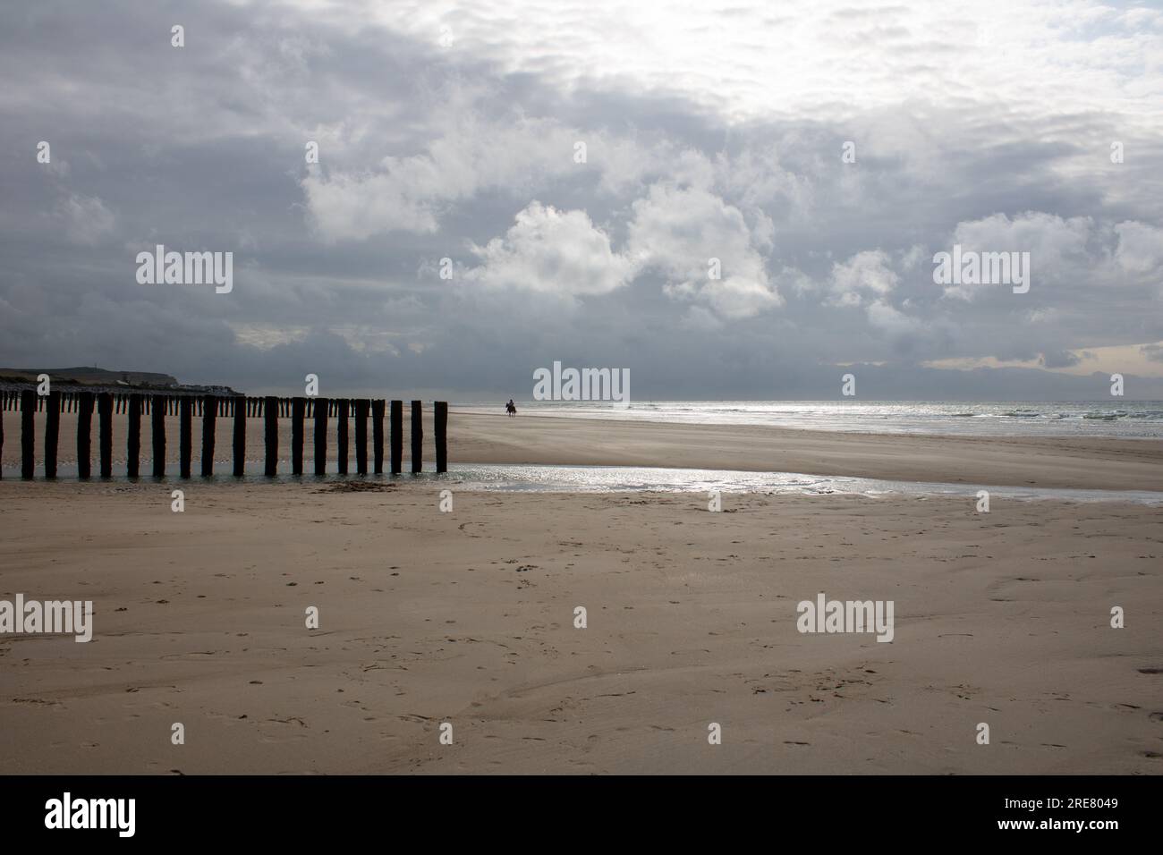 beach in summer, sangatte, france, pas de calais Stock Photo - Alamy