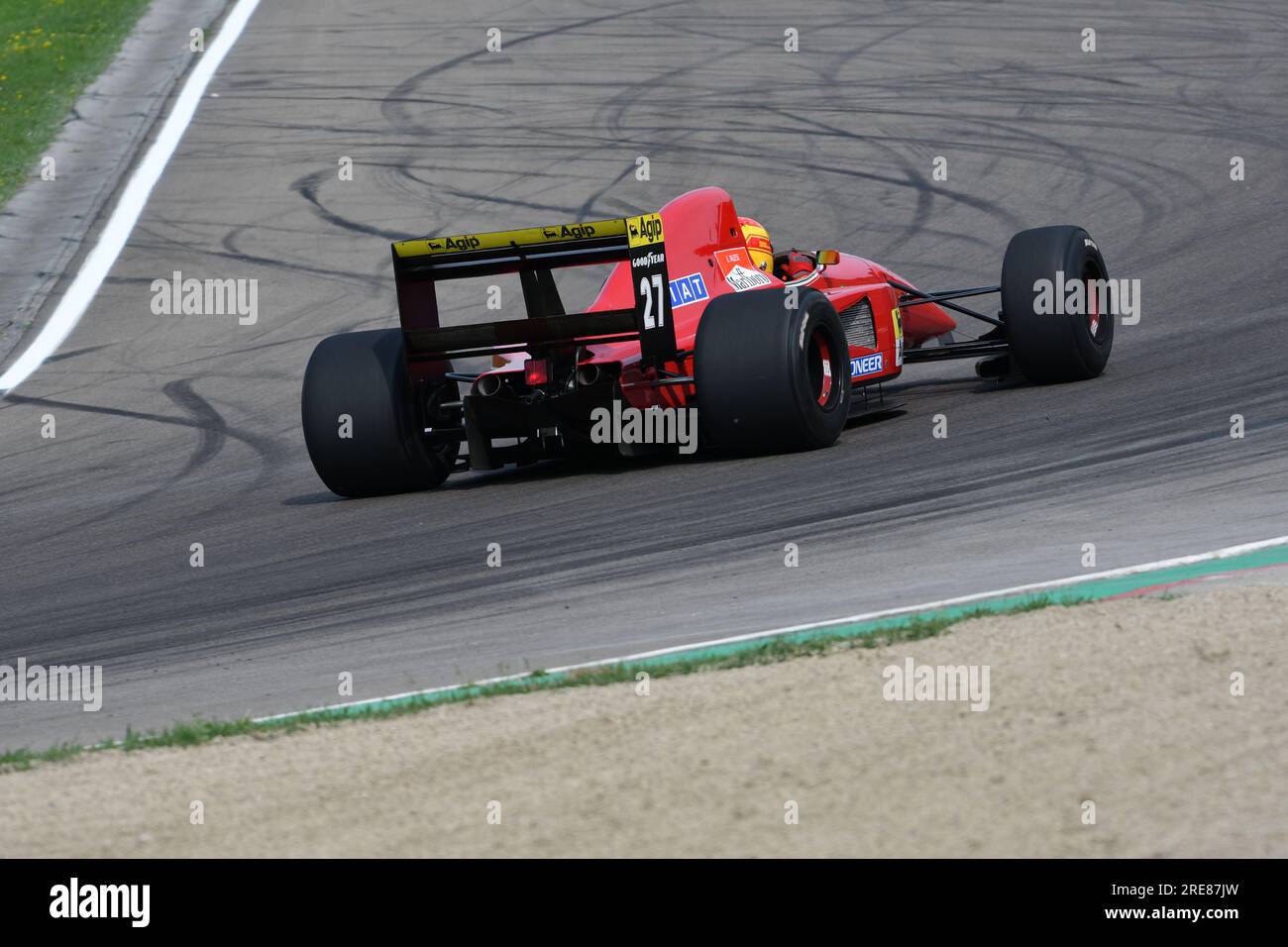 May Unknown Run With Historic Ferrari F Car Model F A Ex Jean Alesi Ivan