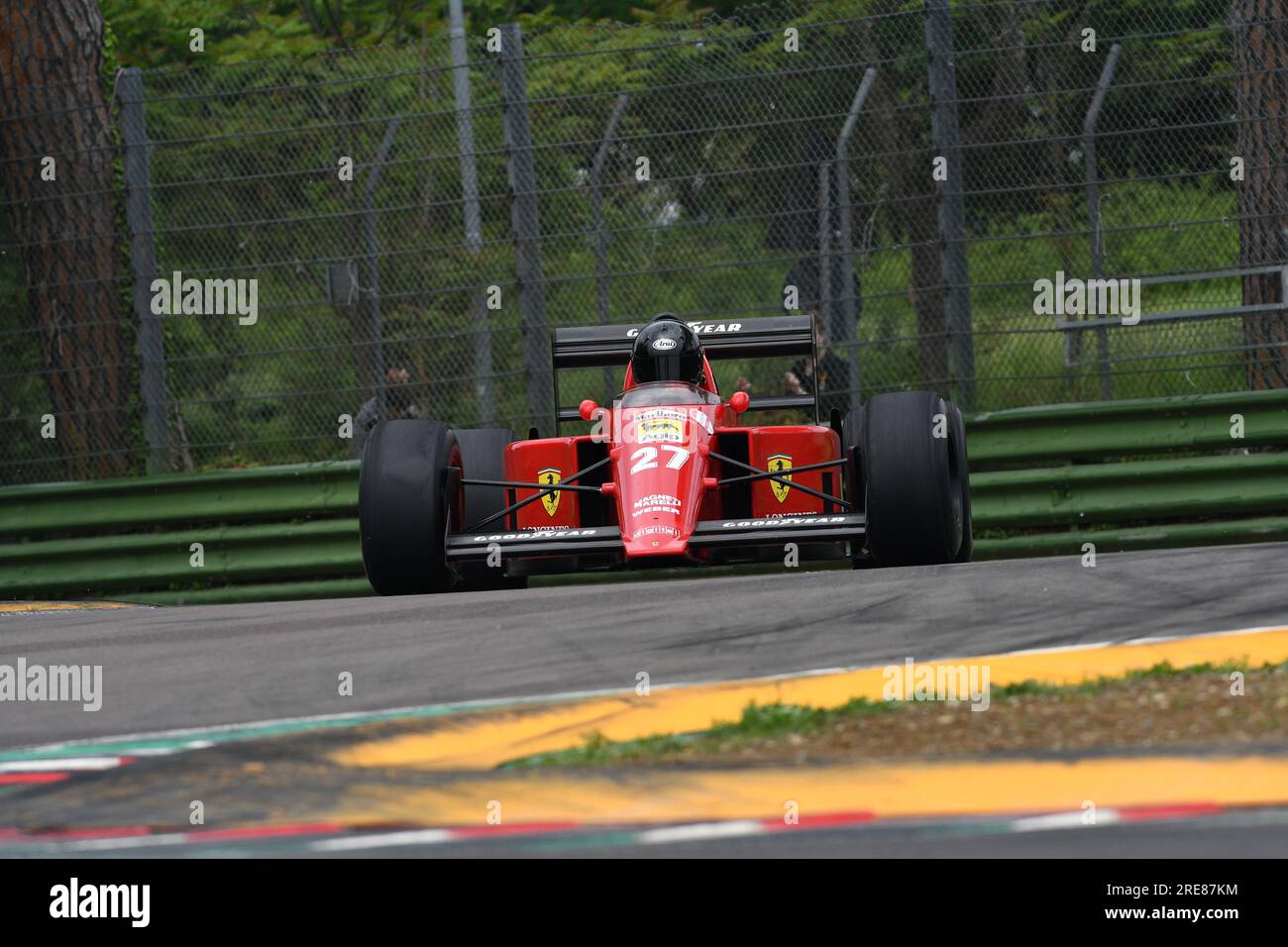 6 May 2018: Unknown run with historic 1989 Ferrari F1 Car Model 640 ...